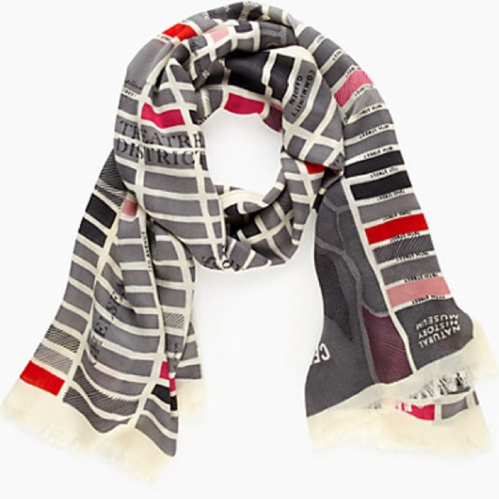 Kate Spade Girl about town scarf